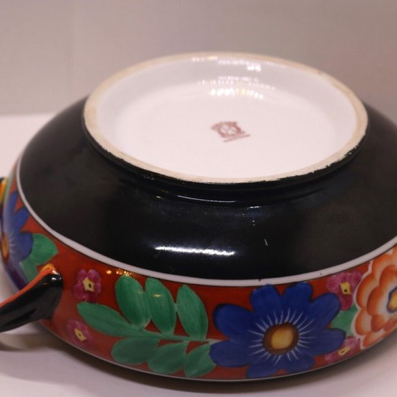 Beautiful Noritake Morimura Hand-Painted 7" Handled Bowl Made in Japan - Picture 7 of 9